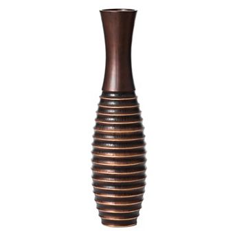 Decorative Contemporary Tall Trumpet Shape Floor Vase