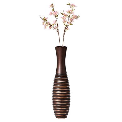 Decorative Contemporary Tall Trumpet Shape Floor Vase