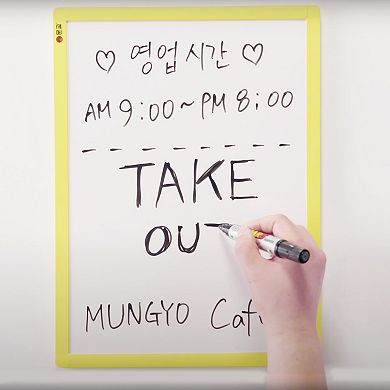 Mungyo Framed Whiteboard, 4 Set, 2 Pack