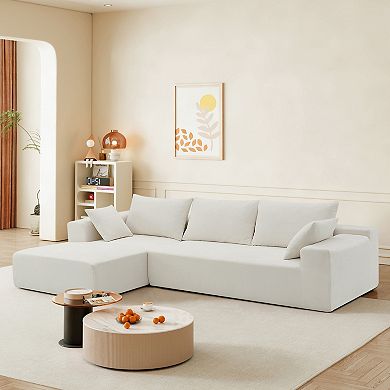 Modular Sectional Living Room Sofa Set, Modern Minimalist Style Couch