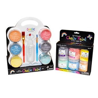 Coconut Outdoor Diy Sidewalk Chalk Paint Kit & 6 pk Refill - Non-toxic, Washable Chalk Paint For Kids