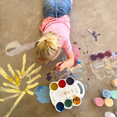 Coconut Outdoor Diy Sidewalk Chalk Paint Kit & 6pk Refill - Non-toxic, Washable Chalk Paint For Kids