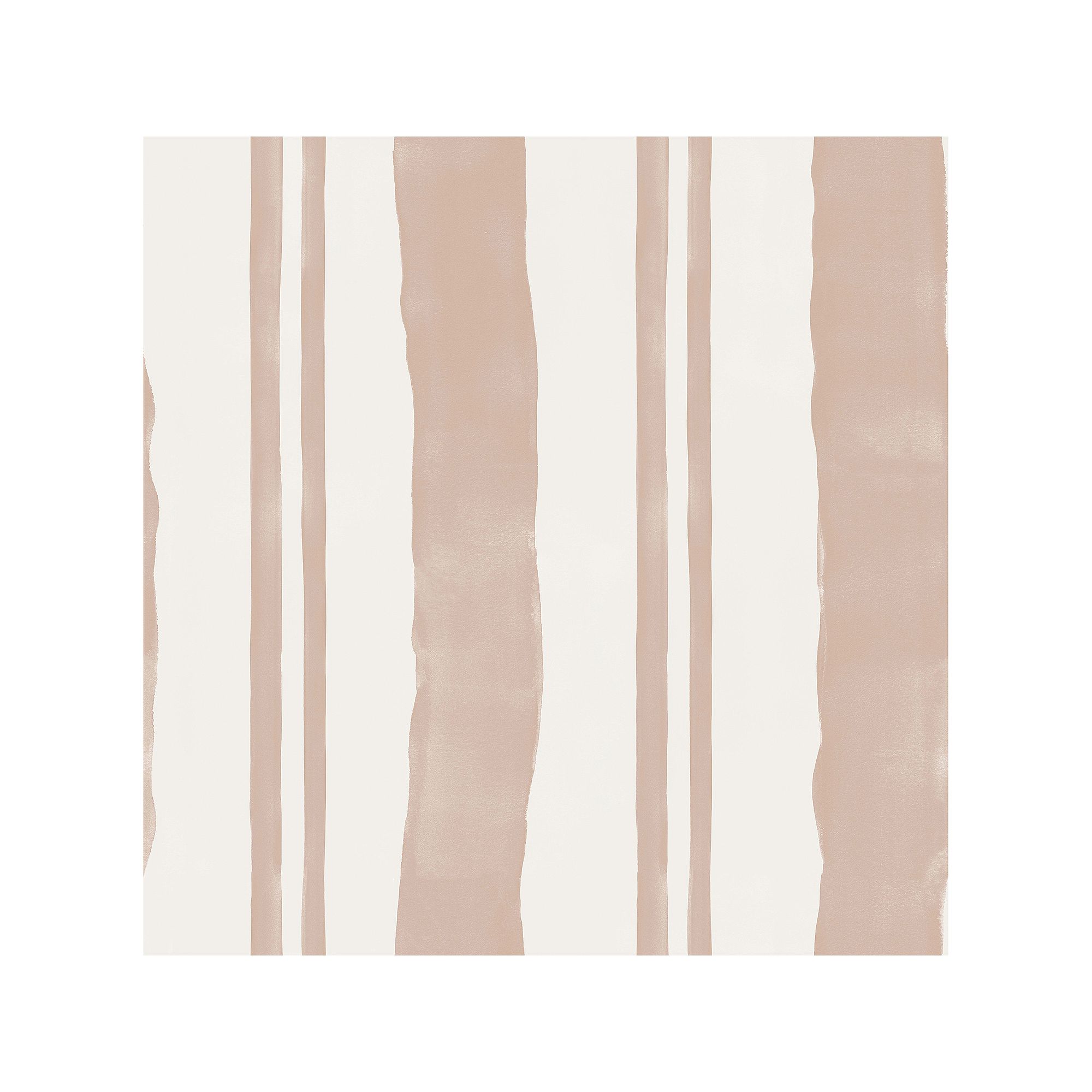 Mr. Kate Winston Watercolor Potters Clay Stripe Peel and Stick Wallpaper, 