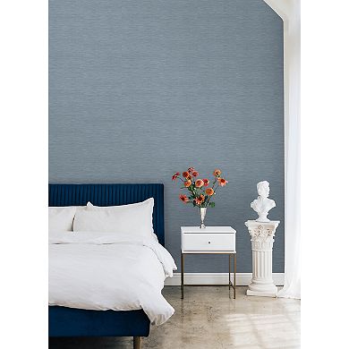 Mr. Kate Stella Grasscloth Peel and Stick Wallpaper