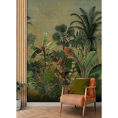 Mr. Kate Hilo Tropical Island Tapestry Peel and Stick Mural