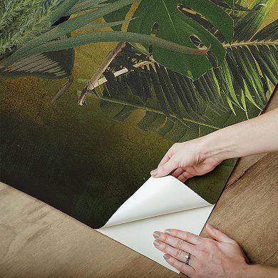 Mr. Kate Hilo Tropical Island Tapestry Peel and Stick Mural
