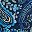 Navy Paisley