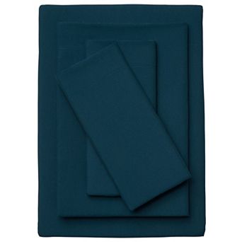 BrylaneHome BH Studio Solid Microfiber Sheet Set