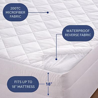 Brylanehome Bed Tite Aquaguard Waterproof Mattress Pad