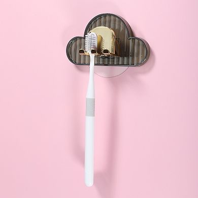 Wall Mounted Toothbrush Holder For Bathrooms Hanging Toothbrush Holder 4.33"x2.56"