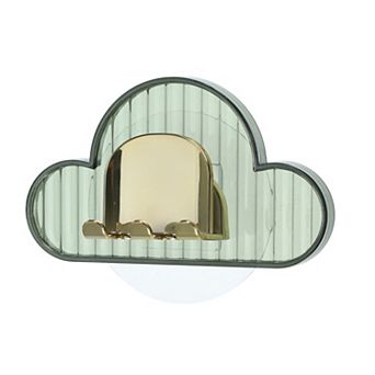 Wall Mounted Toothbrush Holder For Bathrooms Hanging Toothbrush Holder 4.33"x2.56"