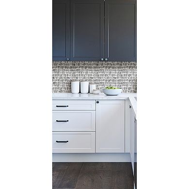 WallPops Bailey Brush Stroke Peel and Stick Wallpaper