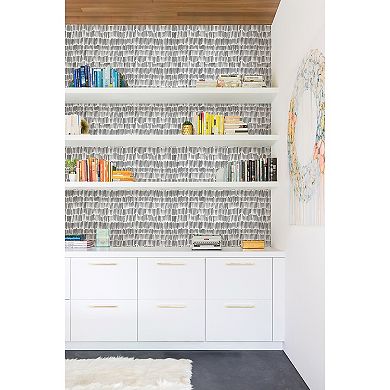 WallPops Bailey Brush Stroke Peel and Stick Wallpaper