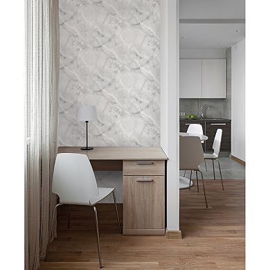 WallPops Danby Marble Peel and Stick Wallpaper