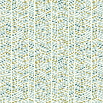 WallPops Ivan Broken Chevron Peel and Stick Wallpaper