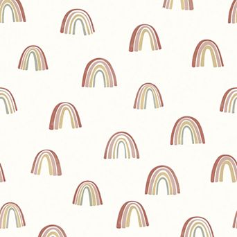 WallPops Raye Rainbows Peel and Stick Wallpaper