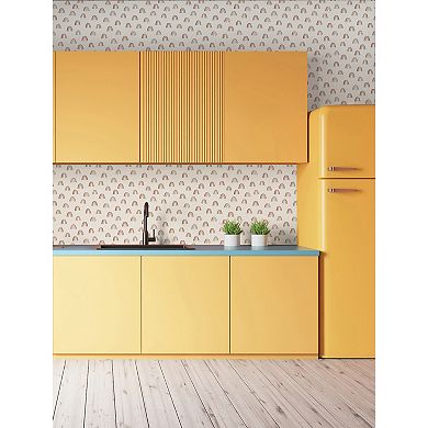 WallPops Raye Rainbows Peel and Stick Wallpaper