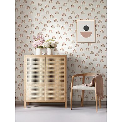 WallPops Raye Rainbows Peel and Stick Wallpaper