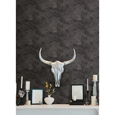 WallPops Hayden Black Peel and Stick Wallpaper