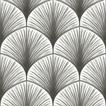 WallPops Amari Grey Peel and Stick Wallpaper