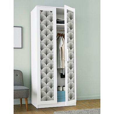 WallPops Amari Grey Peel and Stick Wallpaper