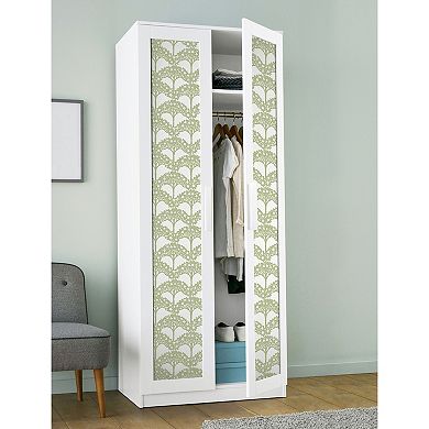 WallPops Finley Green Peel and Stick Wallpaper