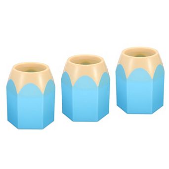 Pencil Holder Pen Holder For Desk Cute Organizer Pencil Shape, 3 Pack
