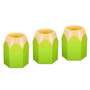 Pencil Holder Pen Holder For Desk Cute Organizer Pencil Shape, 3 Pack