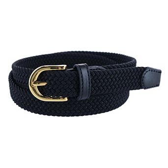 Ctm Women's Elastic Braided Stretch Belt