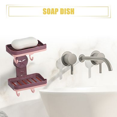 Wall Mounted Soap Dish Soap Box Soap Holder For Bathroom Kitchen