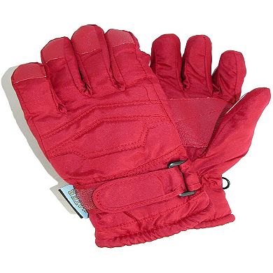 Kids' 4-7 Thinsulate Lined Waterproof Winter Gloves