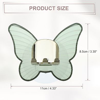 Cute Wall Mounted Toothbrush Holder Wall Toothbrush Holder For Bathrooms 4.33"x3.35"