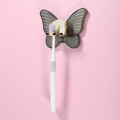 Cute Wall Mounted Toothbrush Holder Wall Toothbrush Holder For Bathrooms 4.33"x3.35"