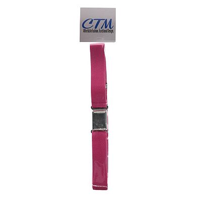 Ctm Kids' Adjustable Elastic Belt With Magnetic Buckle