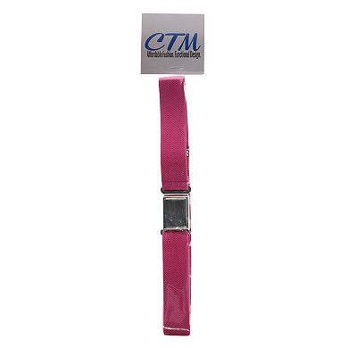 Ctm Kids' Adjustable Elastic Belt With Magnetic Buckle