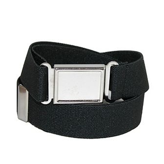 Ctm Kids' Adjustable Elastic Belt With Magnetic Buckle