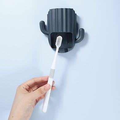 Wall Mounted Toothbrush Holders Cactus Wall Mounted Toothbrush Storage Organizers