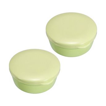Travel Soap Container, 2 Pack Round Soap Holder Travel Case Box