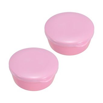 Travel Soap Container, 2 Pack Round Soap Holder Travel Case Box