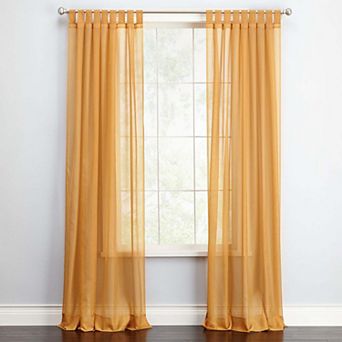 Brylanehome Bh Studio Sheer Voile Tab-top Panel