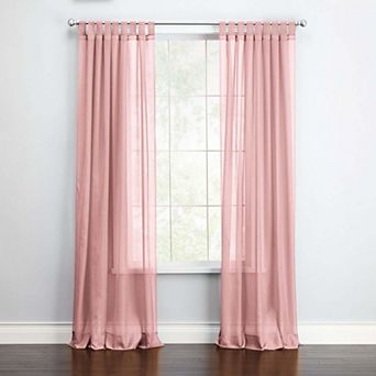 Brylanehome Bh Studio Sheer Voile Tab-top Panel