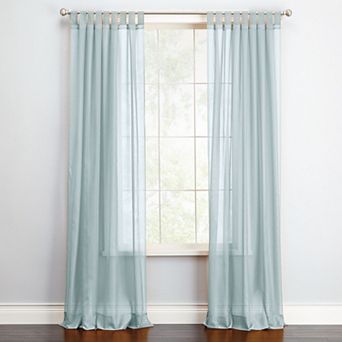 Brylanehome Bh Studio Sheer Voile Tab-top Panel