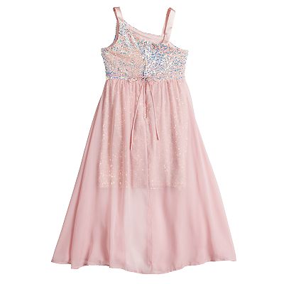 poppies and roses sequin dress Poppies and Roses Big Girls Sequin Tiered Fit-And-Flare Dress