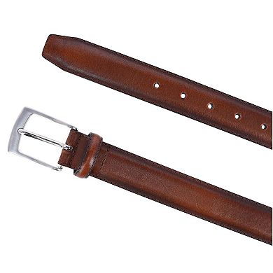 Rogers-whitley Men's Big & Tall Hand Burnished Leather Belt