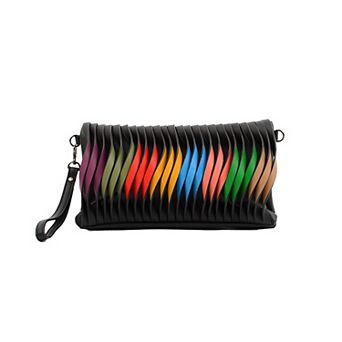 Mellow World Rainbow Twist Crossbody Wristlet