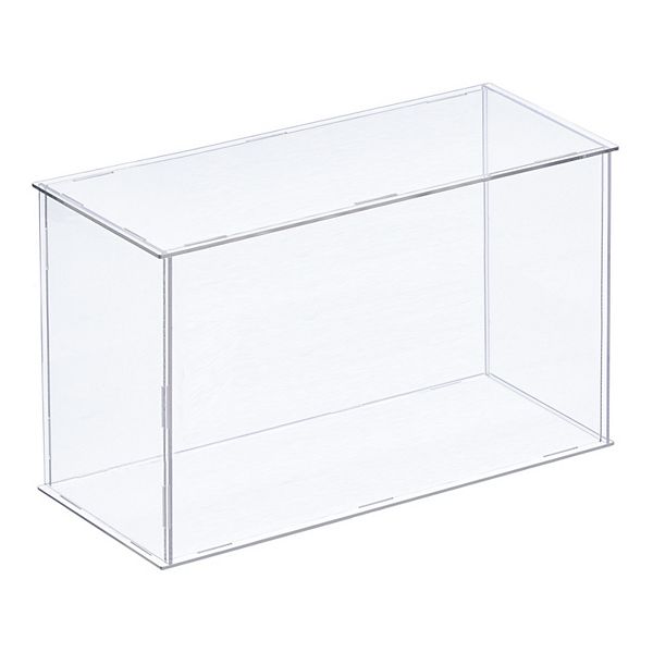 Acrylic Display Case Plastic Box Cube Storage Box Assemble Showcase 10. ...