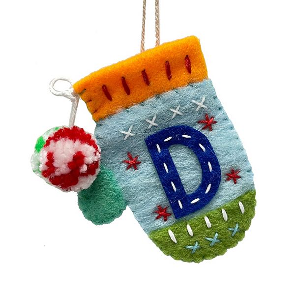 St. Nicholas Square® Monogram Ornament - D