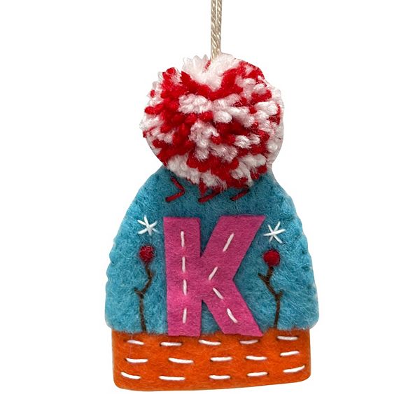 St. Nicholas Square® Monogram Ornament - K