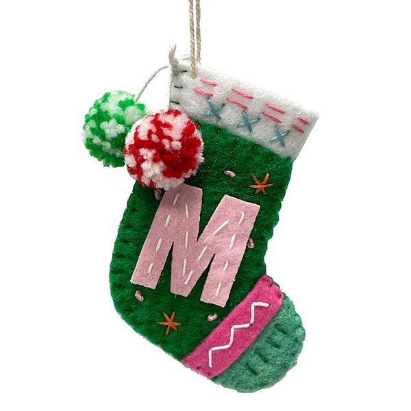 St. Nicholas Square® Monogram Ornament - M