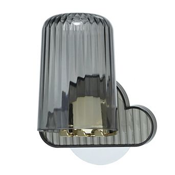 1 Set Wall Mounted Toothbrush Holder With Cup For Bathrooms